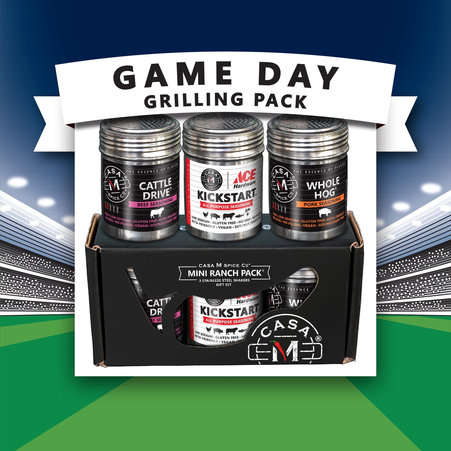 Casa M Spice Co® Game Day Grilling Pack™