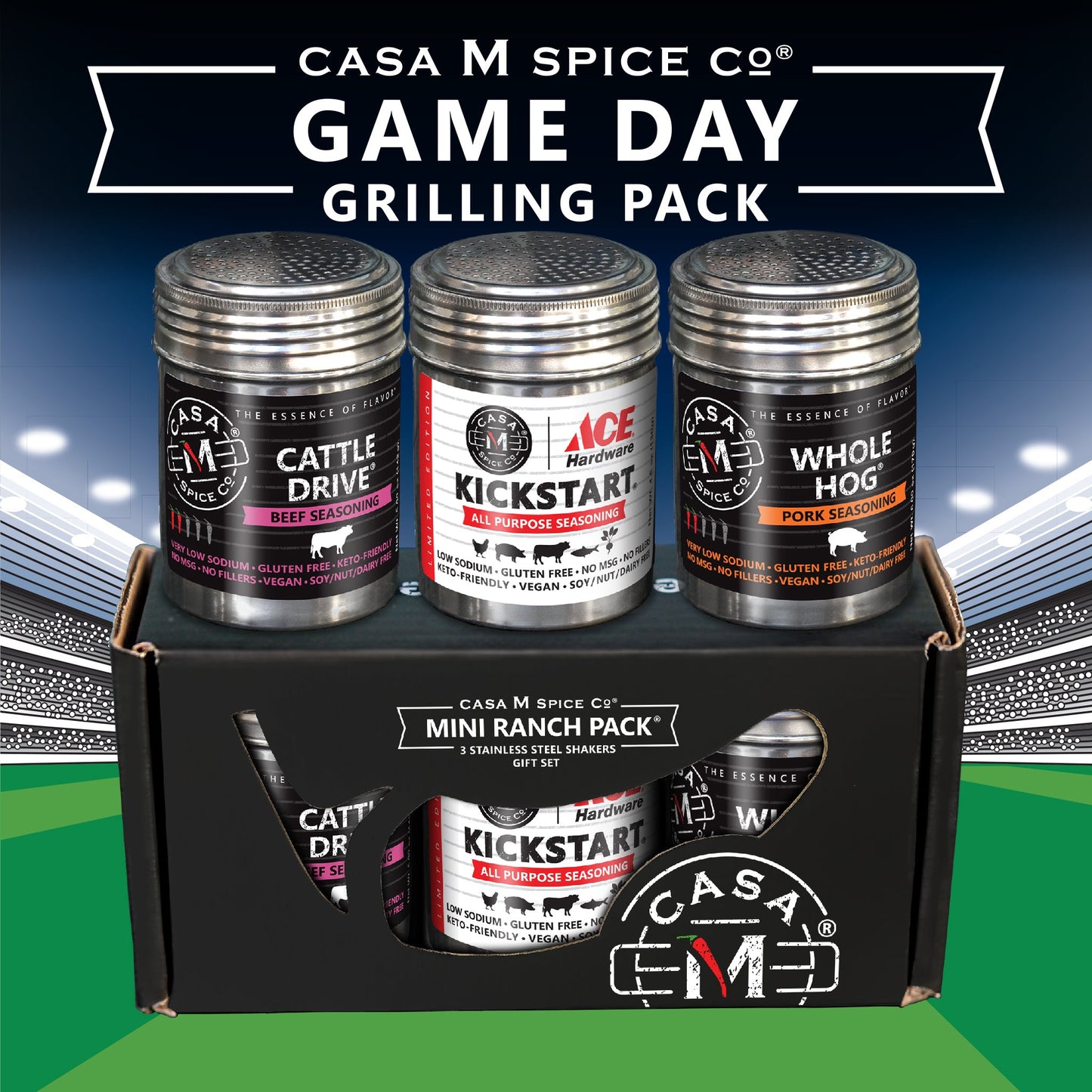 Casa M Spice Co® Game Day Grilling Pack™
