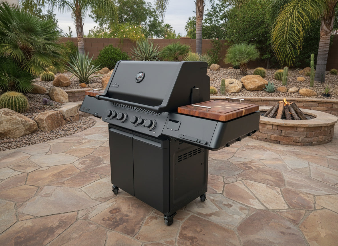 BBQ Boards®, Napoleon Prestige 500 Connected Side Boards (Sold As A Matching Pair)