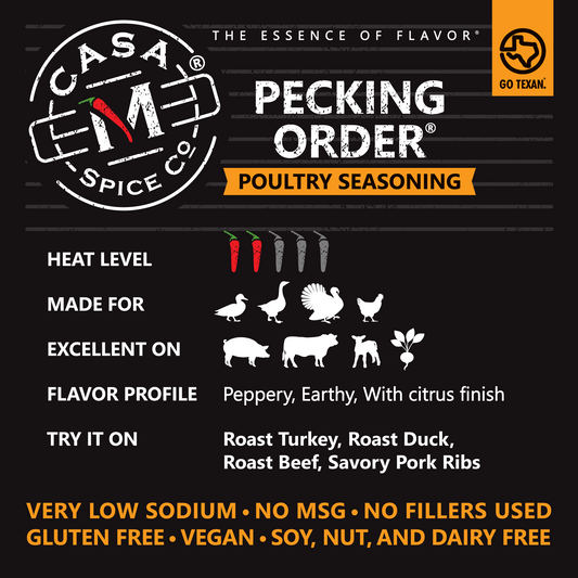 Casa M Spice Co® Pecking Order®