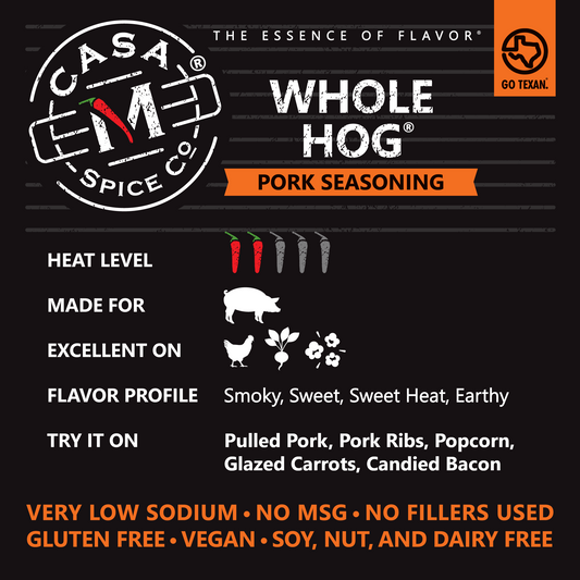 Casa M Spice Co® Whole Hog®