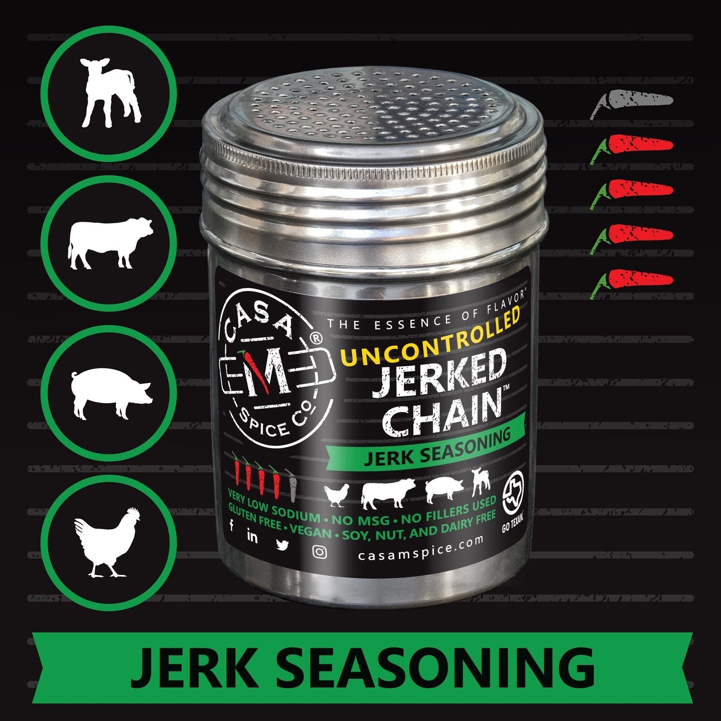 Casa M Spice Co® Jerked Chain®