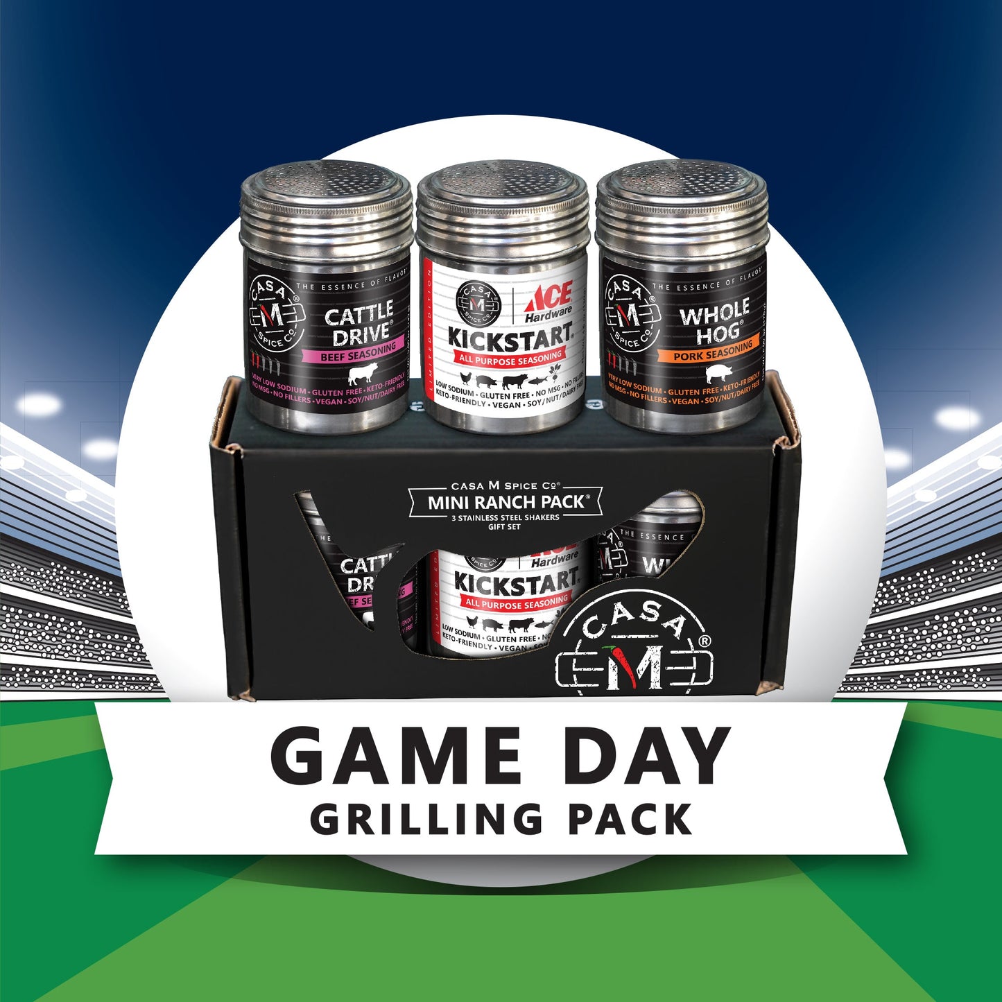Casa M Spice Co® Game Day Grilling Pack™