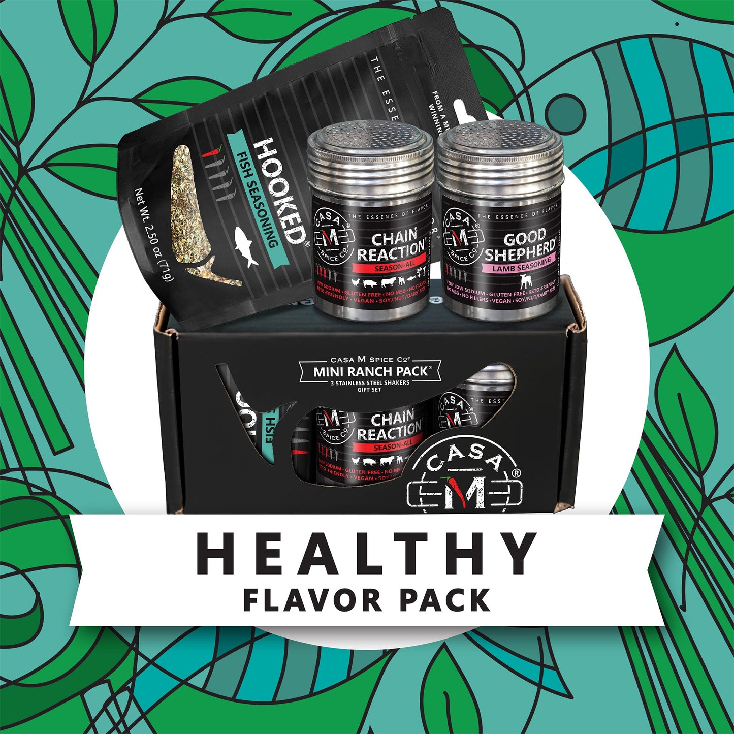 Casa M Spice Co® Healthy Flavor Pack™