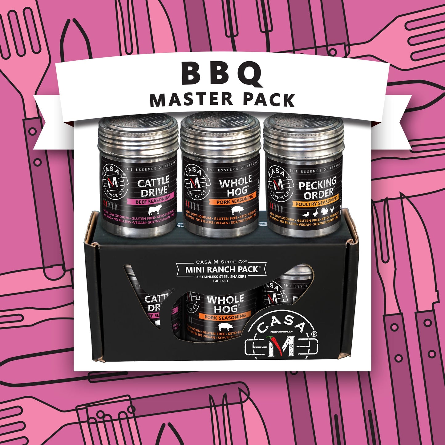 Casa M Spice Co® BBQ Master Pack™