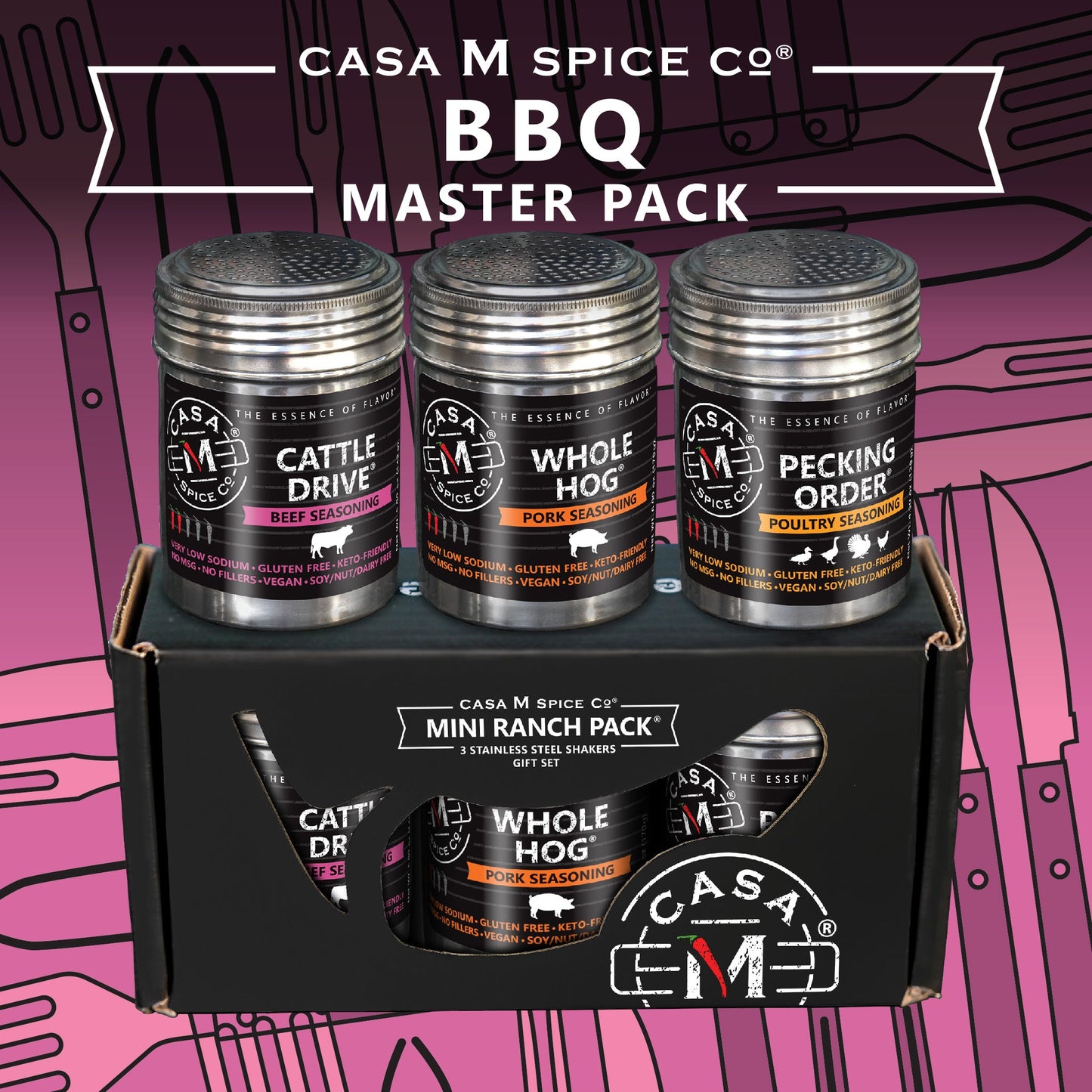 Casa M Spice Co® BBQ Master Pack™