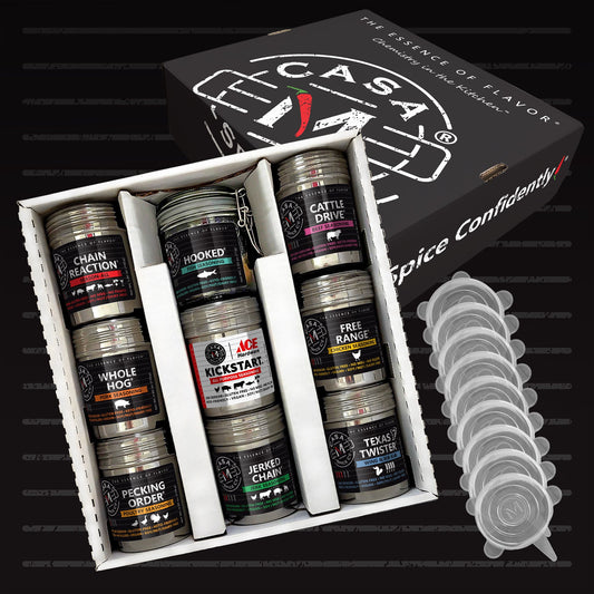 Casa M Spice Co® Stainless Shaker Gift Set