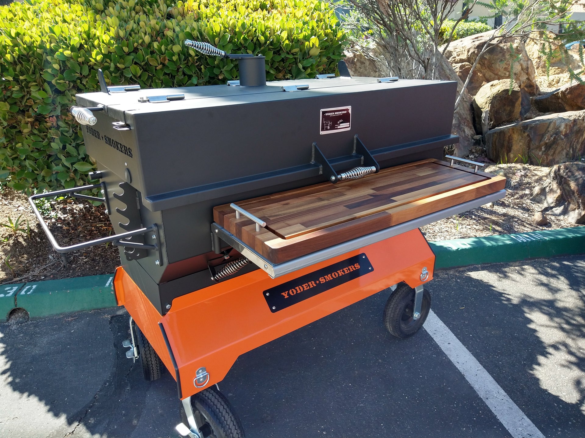 Ribs On Yoder Ys640 Yoder Ys640 Meat Smoker Brands Yoder Smokers