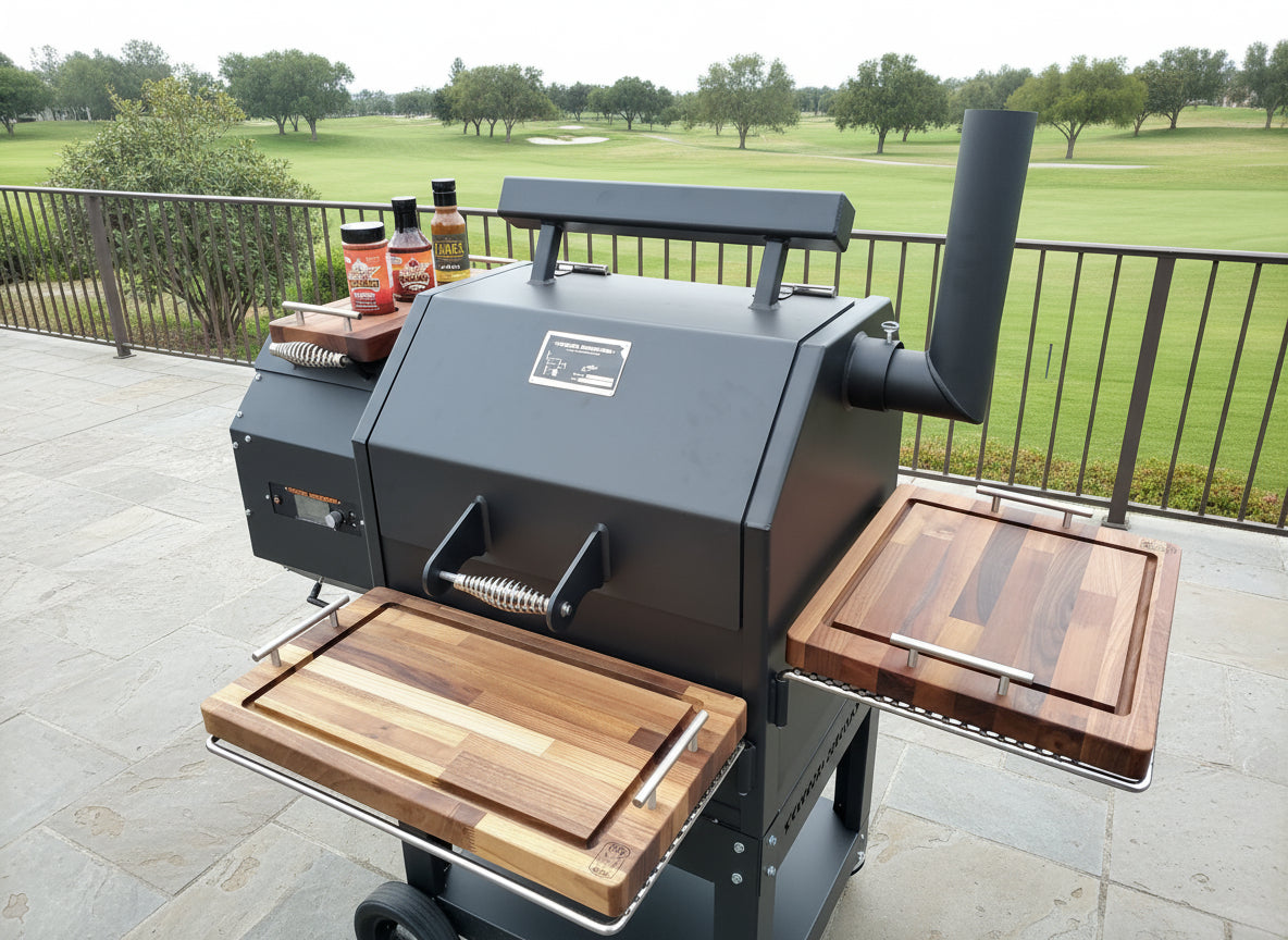 BBQ Boards®, Yoder YS480 Trio Front, Side & Pellet Bin Boards (Sold As Set of Three)