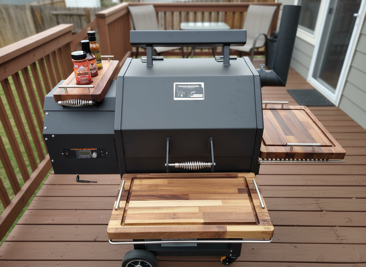 BBQ Boards®, Yoder YS480 Trio Front, Side & Pellet Bin Boards (Sold As Set of Three)