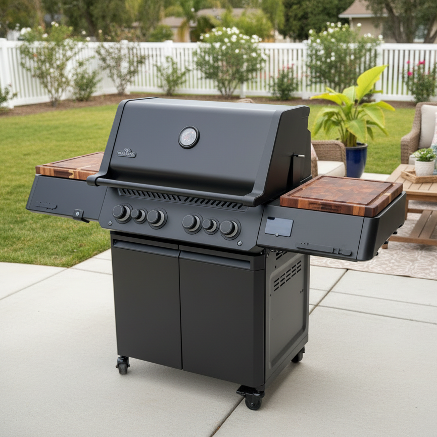 BBQ Boards®, Napoleon Prestige 500 Connected Side Boards (Sold As A Matching Pair)