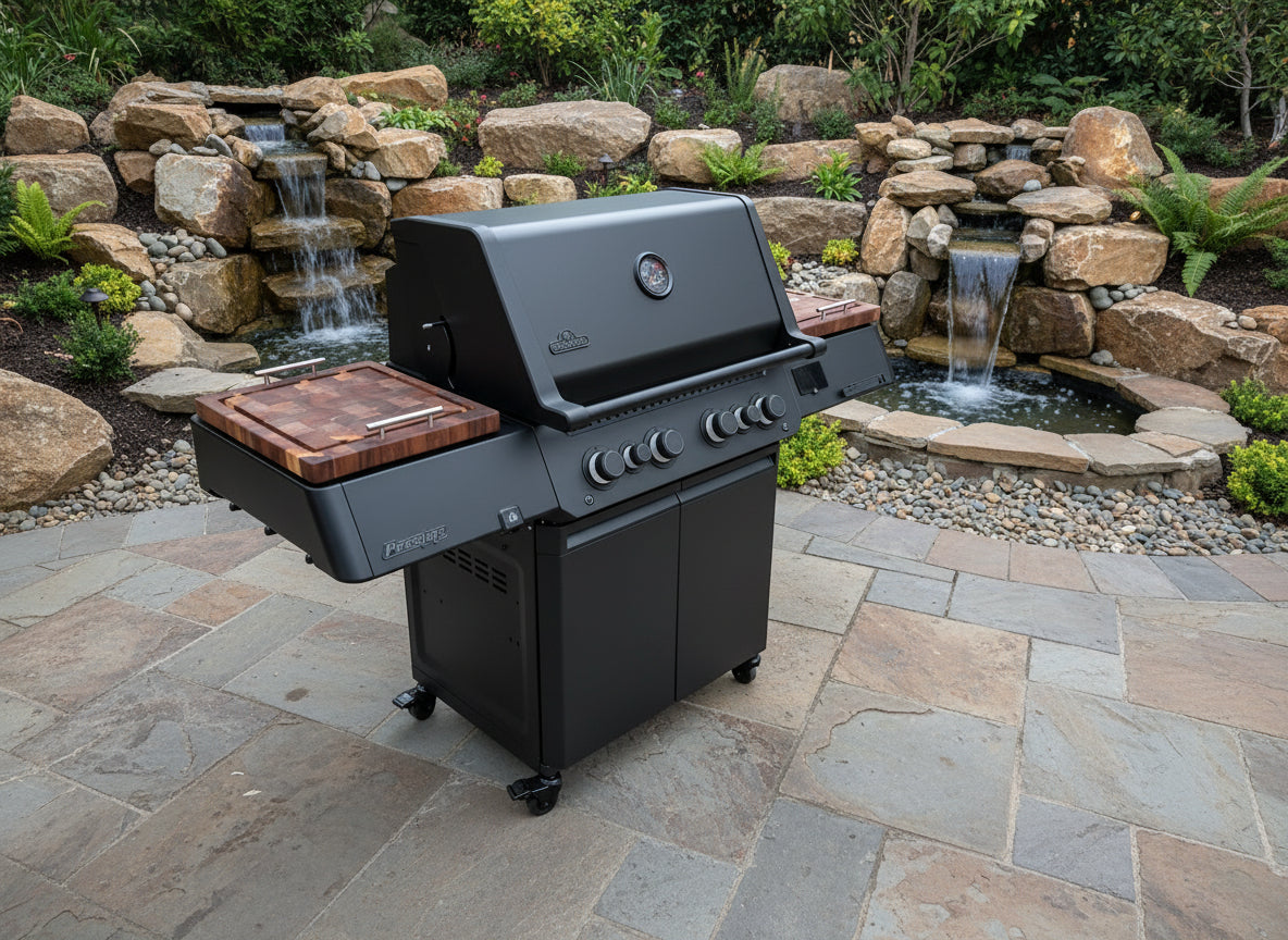 BBQ Boards®, Napoleon Prestige 500 Connected Side Boards (Sold As A Matching Pair)
