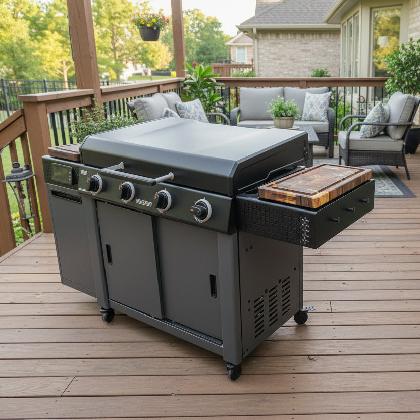 BBQ Boards®, 36" Blackstone Griddle Side Boards (Sold As A Matching Pair)