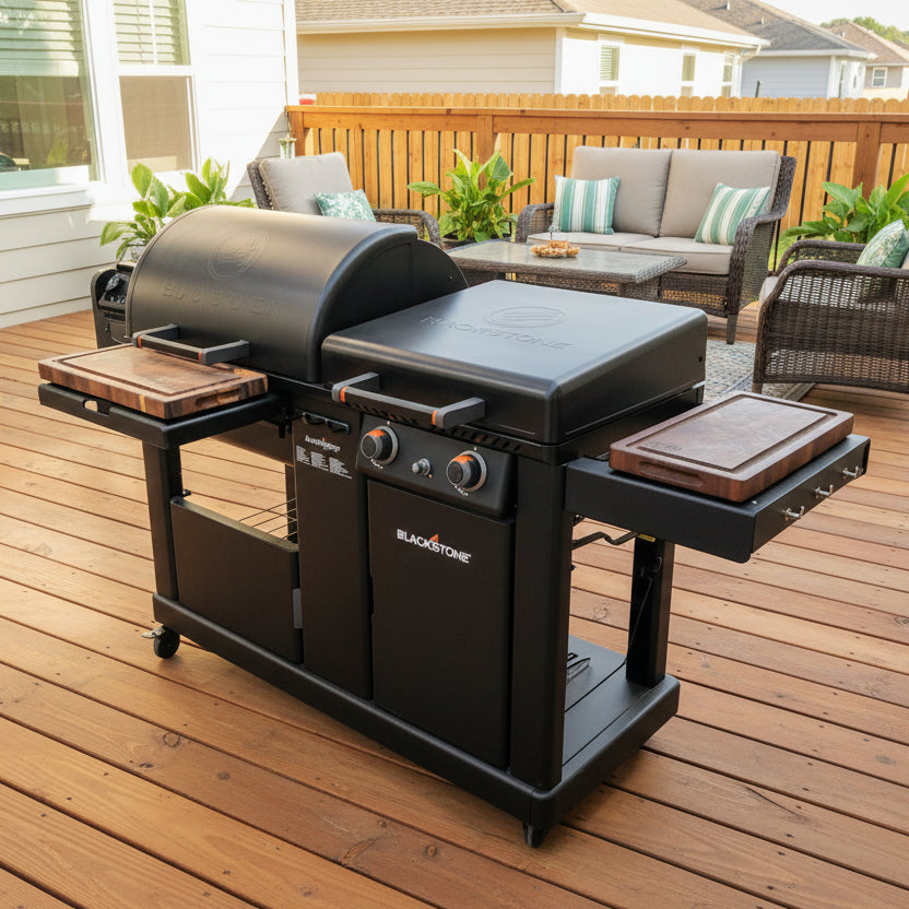 BBQ Boards®, Blackstone Pellet Grill Combo Front & Side Boards (Sold As A Matching Pair)