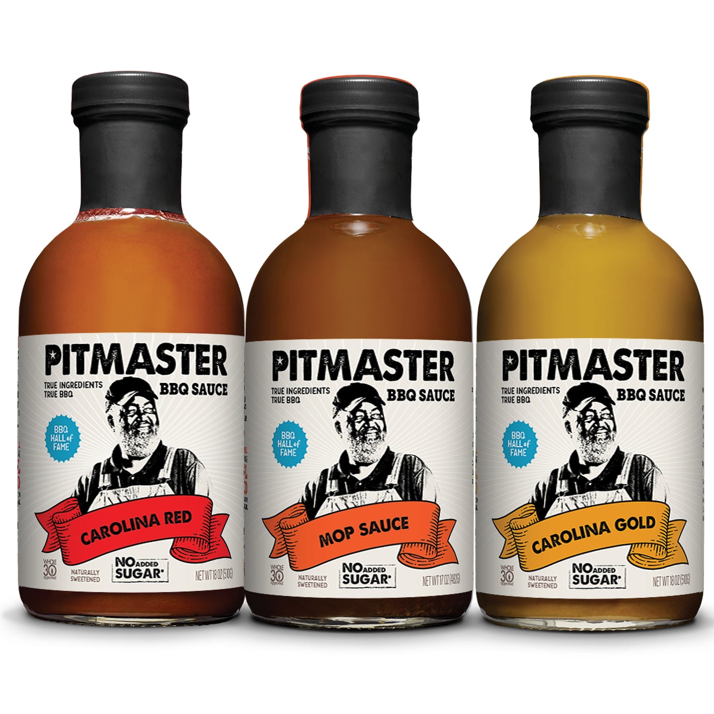 Pitmaster Ed Mitchell Carolina BBQ Sauce Variety 3-Pack