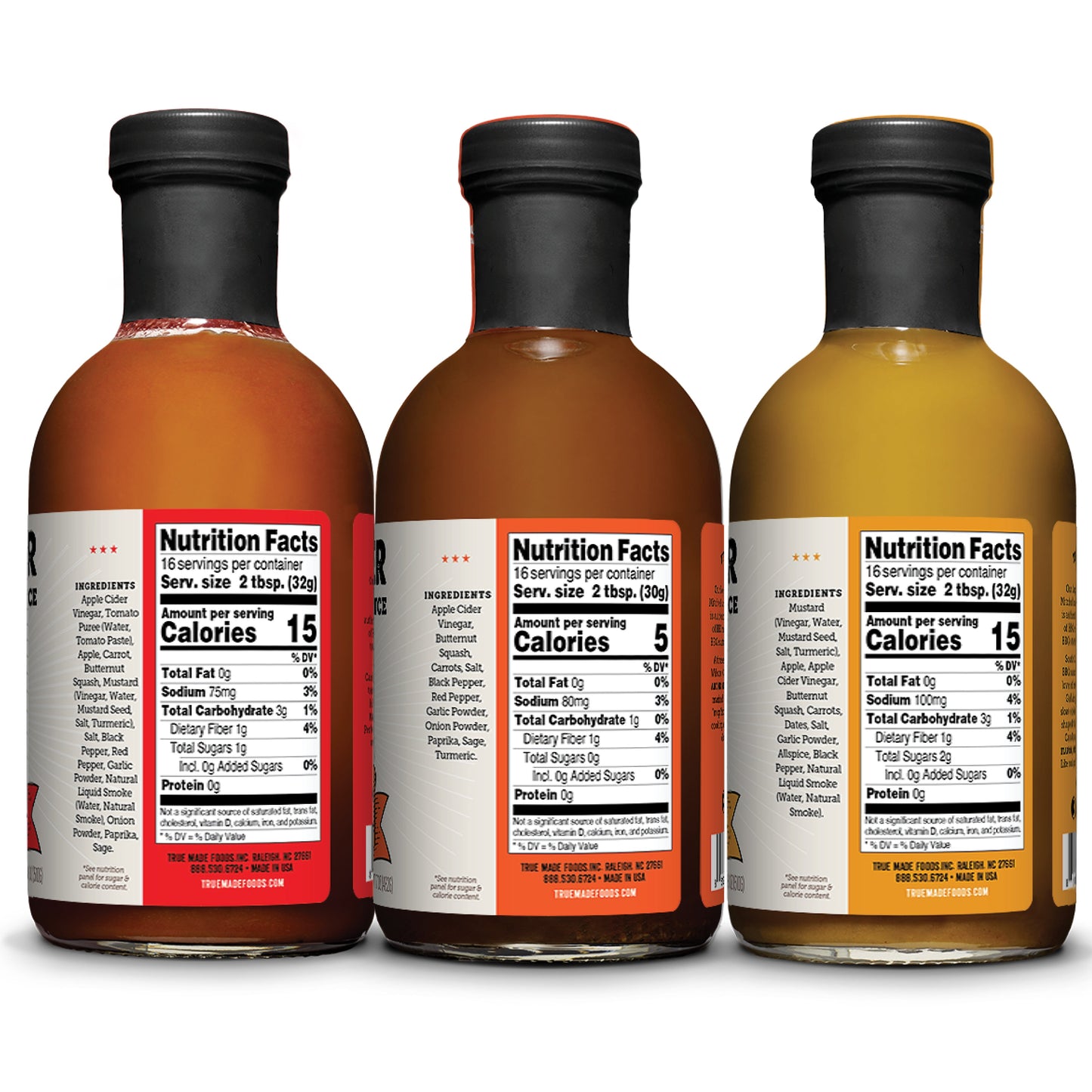 Pitmaster Ed Mitchell Carolina BBQ Sauce Variety 3-Pack