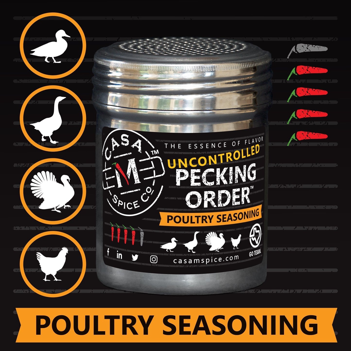 Casa M Spice Co® Pecking Order®