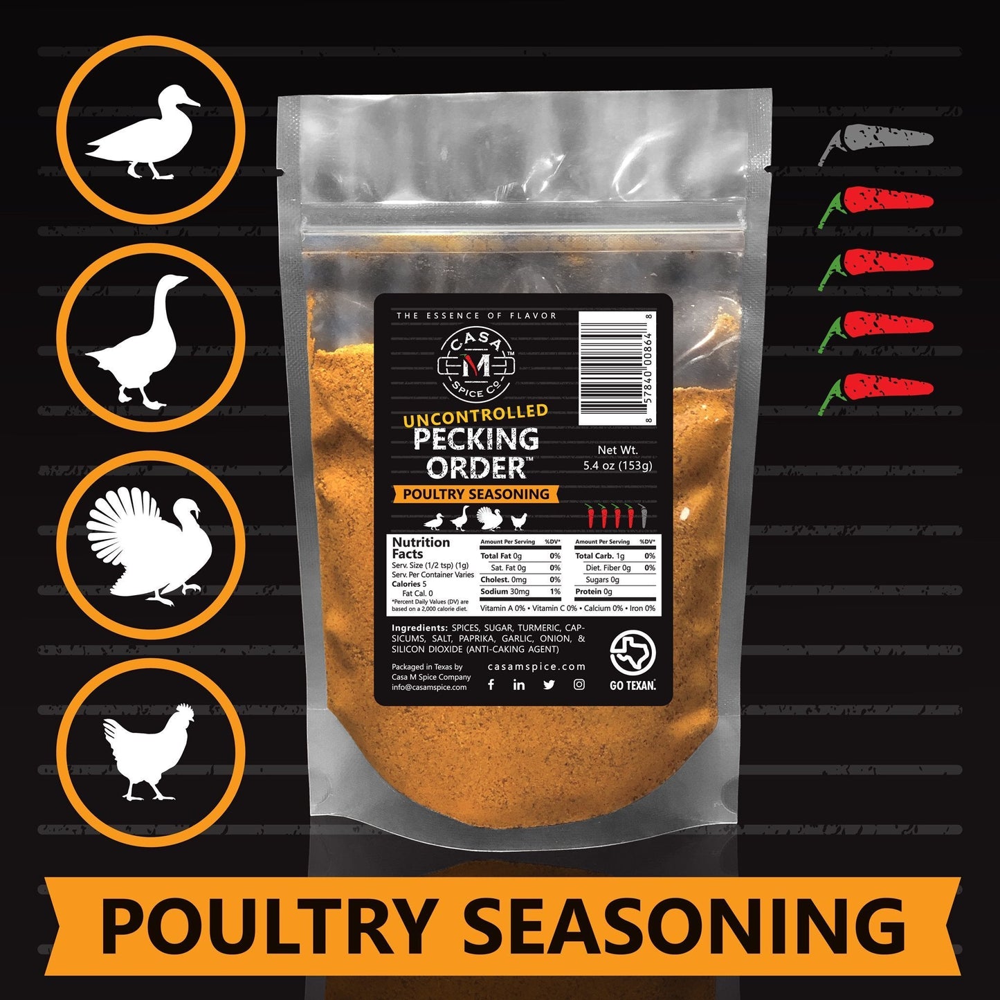 Casa M Spice Co® Pecking Order®
