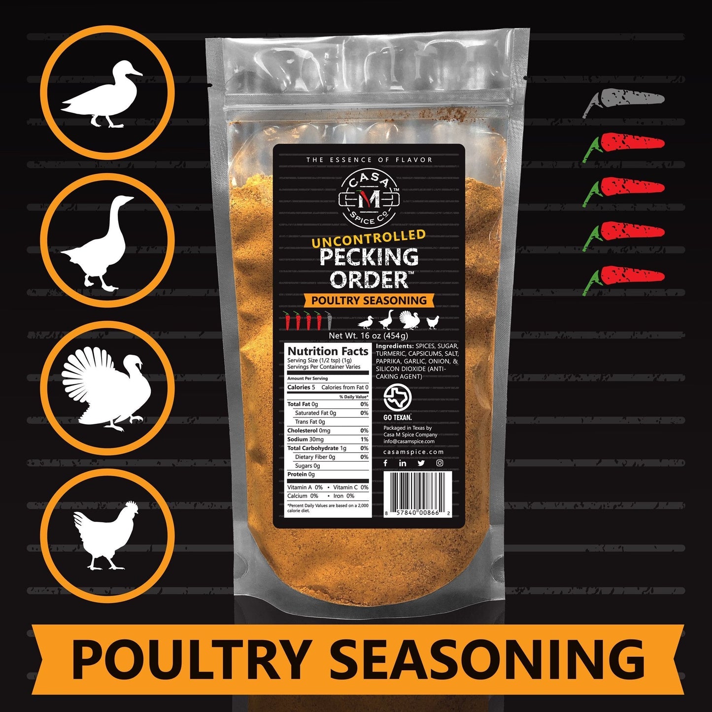 Casa M Spice Co® Pecking Order®