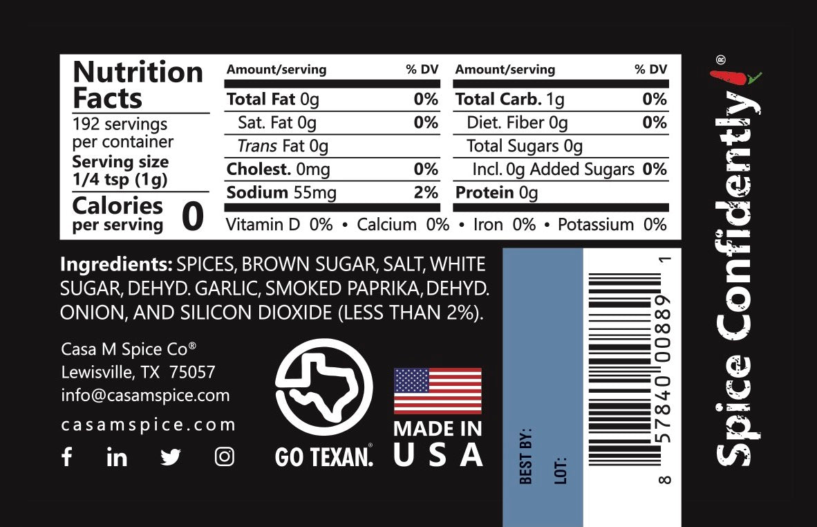 Casa M Spice Co® Texas Twister®